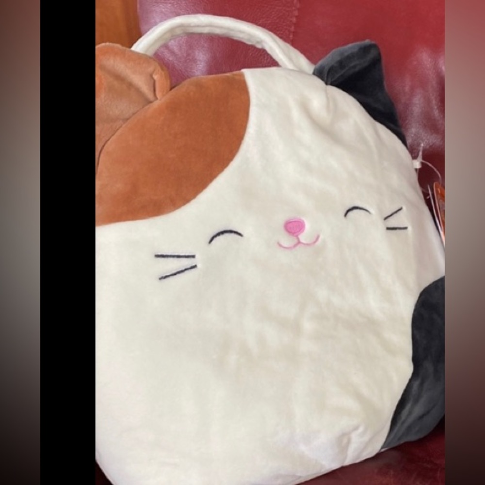 Squishmallow kitty purse